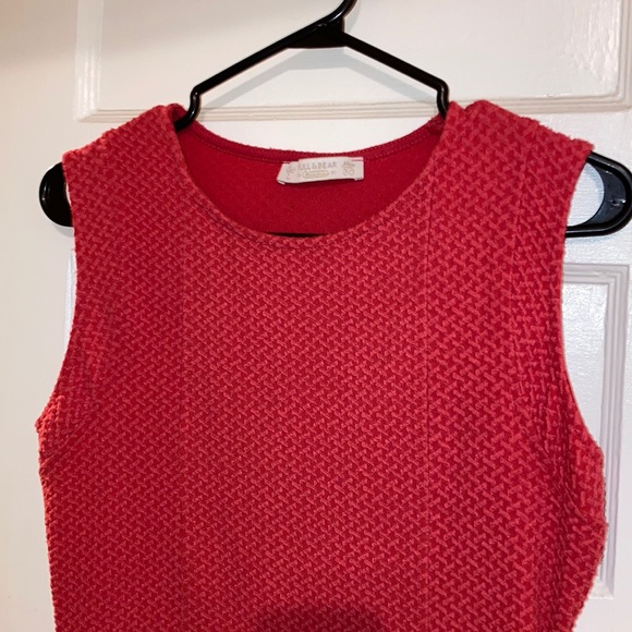 Red knee dress L - PULL&BEAR - Picture 2 of 4